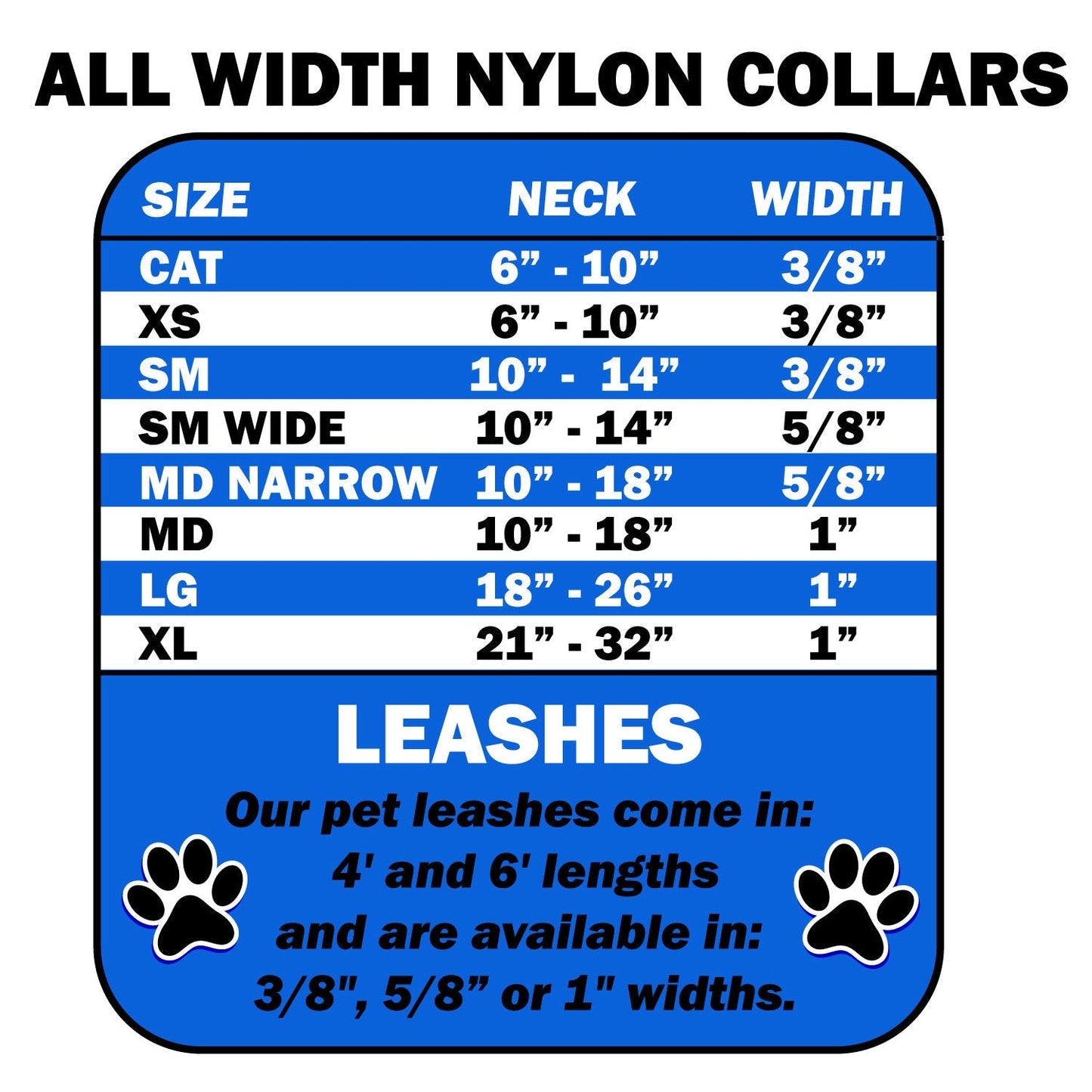 Pet Dog & Cat Nylon Collar or Leash, "Patriotic Stripes"-1