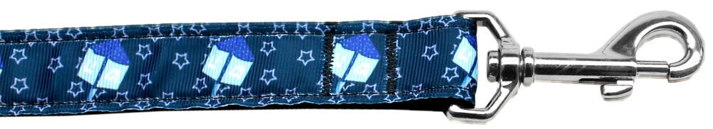 Hanukkah Pet Dog & Cat Nylon Collar or Leash, "Dreidel, Dreidel, Dreidel"-2
